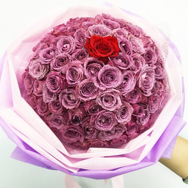 10 mẫu hoa sinh nhật màu tím lãng mạn tặng bạn gái sắc tím