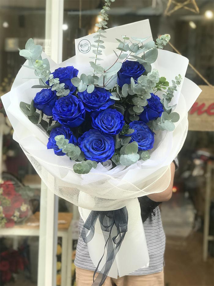hoa hồng xanh tặng dịp nào?